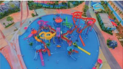 Large Interactive Water Slide House