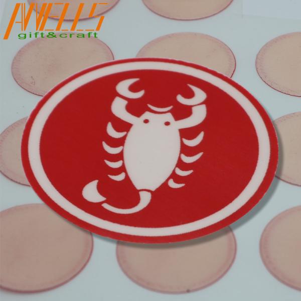 PMS Garment Heat Transfer Label Iron On Washable Twill Collar Shirt Tags