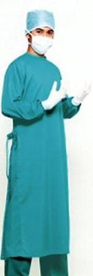 Eco - Friendly Disposable Surgical Gown Size S - 3XL Weight 35-60gsm