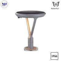 6.5W 2000LM LED Solar Garden Street Light SMD2835 com Sensor de Movimento 5500-6000K Cor Cinzenta Para Plaza