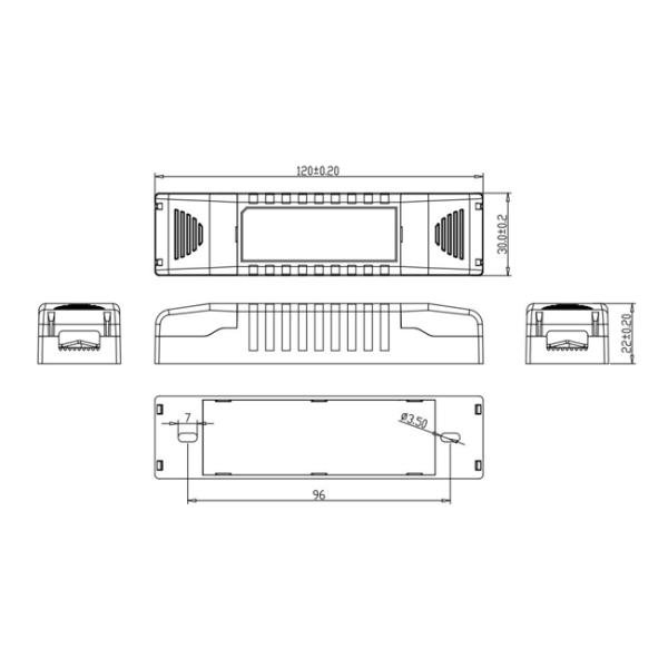 Интерфейс датчика 1-10v DC рынка США MC103S для функции коридора