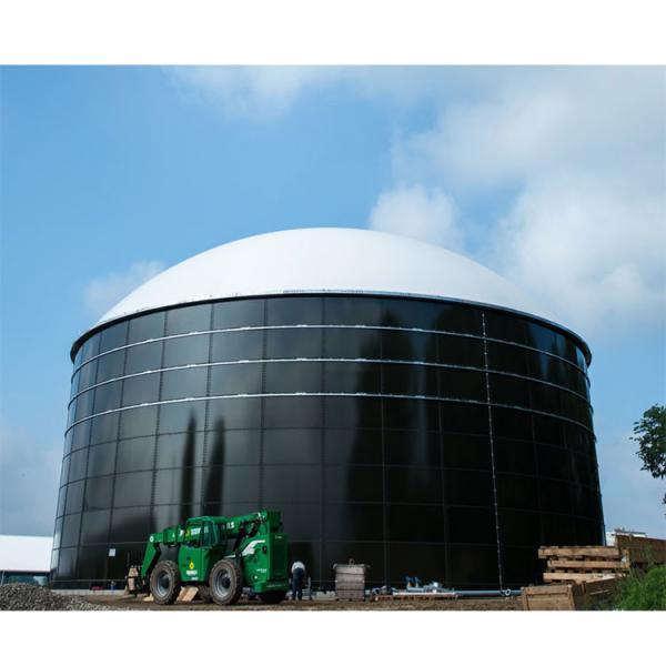 Glass Fused Steel Tank Used As Anaerobic Mixed Reactor For Biogas Plant