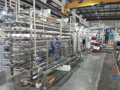 SUS 316 Pasteurization Equipment Big Capacity With Poor Fluidity