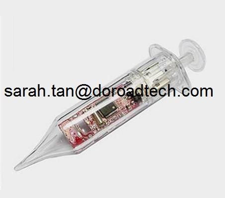 Plastic Syringe USB Pen Drive, Real Capacity Syringe USB Flash Drive