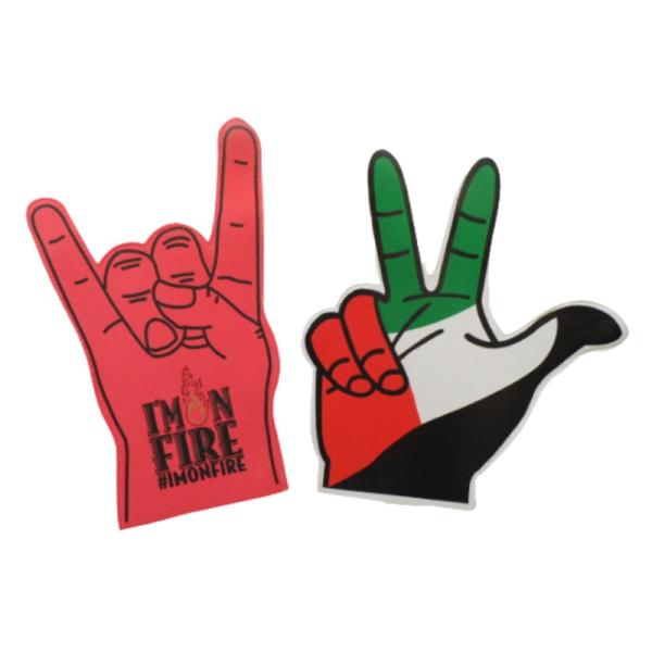 Large Size Promotional Cheering EVA Foam Finger For Sports Activities