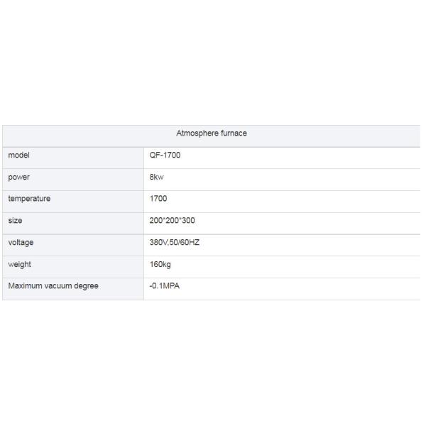 1700c high temperature chamber vacuum atmosphere furnace sintering furnace