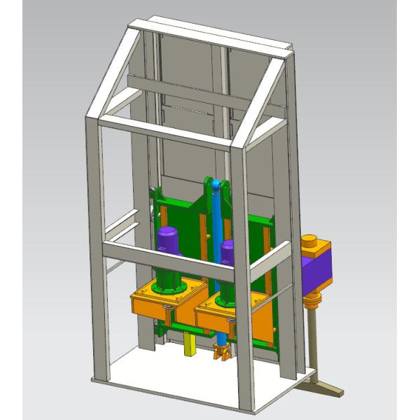 ZY Self Weight Pressure Feeding Horizontal Casting Machine Double Headed