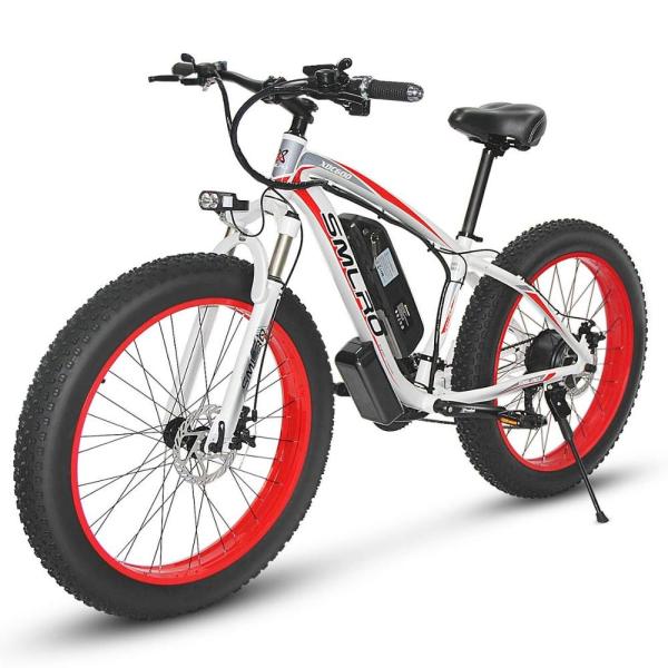 SMLRO XDC600 1000W Motor 13AH Lithium Battery Electric Bike SMLRO XDC600 26x4.0 inch Fat Tire E-Bike