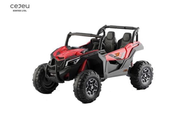 Realistic Off-Road UTV, 12V Electric Kids Ride-On Car, Two Seater Ride on Truck.