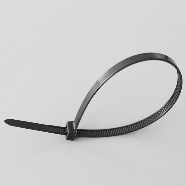 DM-7.6*550mm Factory direct sale nylon plastic unturned cable ties with full cable tie sizes black zip ties