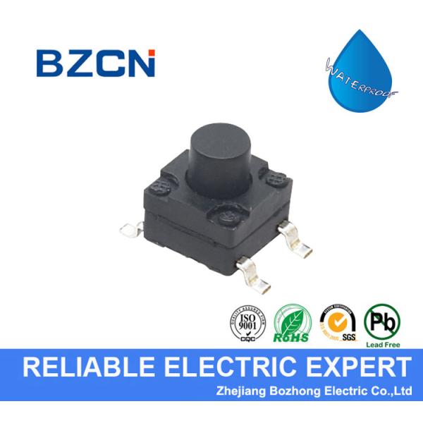 Taping Type Waterproof Tactile Switch Plastic Button Thru Hole DIP Terminal