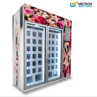 Grande máquina de venda automática da flor da janela de vidro com sistema de vigilância de GPRS