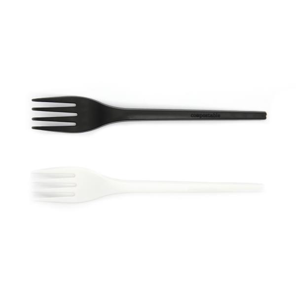 Bio Plastic Cpla Silverware 6.5 Biodegradable Cutlery For Hot And Cold Food