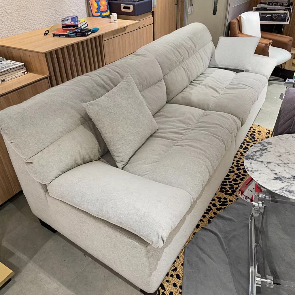 Wholesale Comfortable Pure Sponge Filling Sofa Modular Corner Sofa Could Couch Vacuum Compressed Sofa for Home Apartment