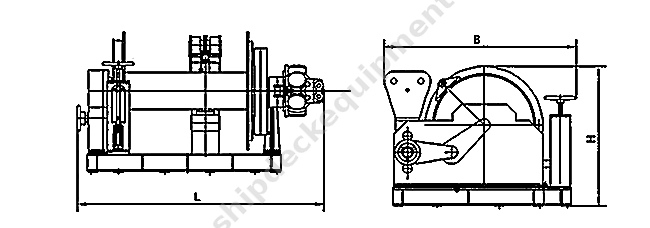 70–1000 kN Marine Hydraulic Towing Winch for Ship Towing | Single or Double Drum