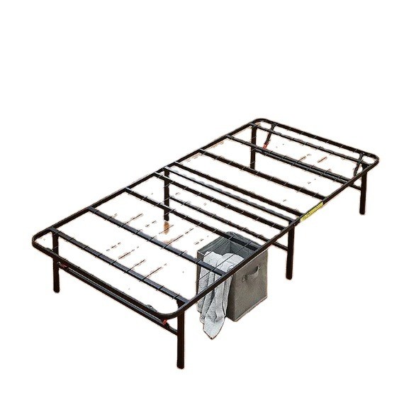 Modern Design Style Foldable Metal Bed for Bedroom Furniture in Employee Apartment