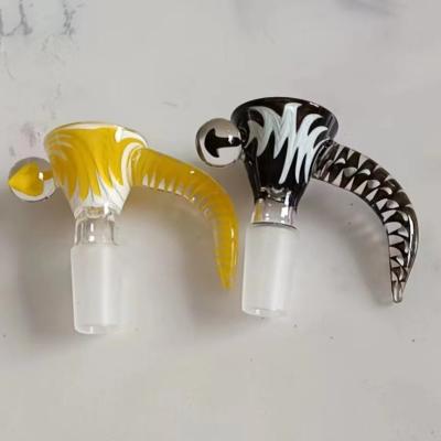 Estoque de peças para fumar tigela super espiral grande de 14 mm
