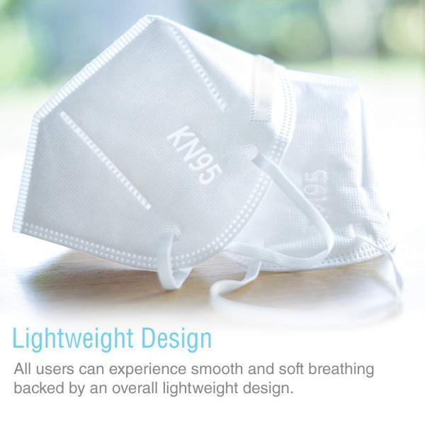 Anti Bacterial 5 Layer Nonwoven KN95 Respirator Masks