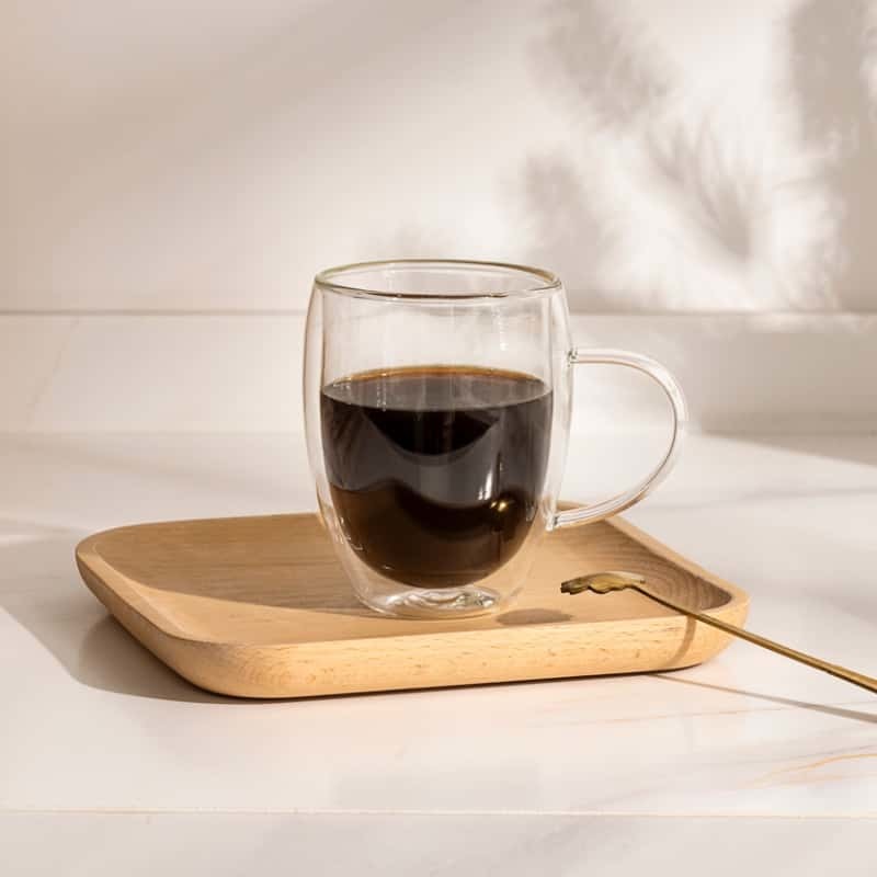 remium quality borosilicate glass cup with aesthetic appeal for Specialty Coffee Chains & HoReCa