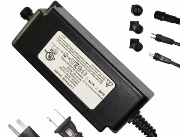 Wall Mount Ac Dc LED Power Adapter / AC Input Led Strip Light Adapter Light Weight
