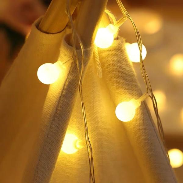 Family Solar String Lights Waterproof for Interior and Exterior Garden Patio Lighting