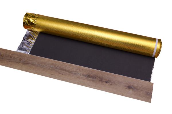 3mm Thickness Vinyl Acoustic Floor Underlay Golden Film 3mm EVA Underlayment