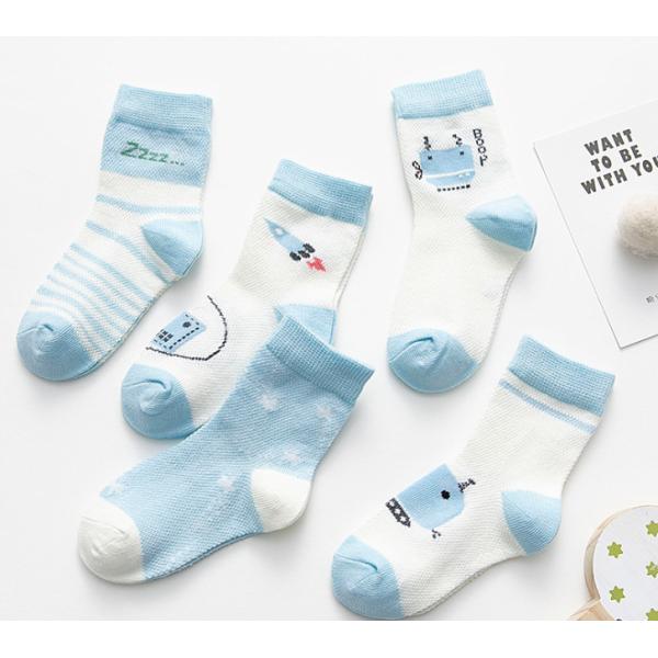 Cotton Newborn Crew Socks