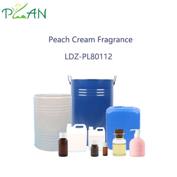 Concentrated Peach Cream Fragrance Oil with 1000ml Volume and 0.1%-0.5% Add Ratio for Dilution with Carrier Oil