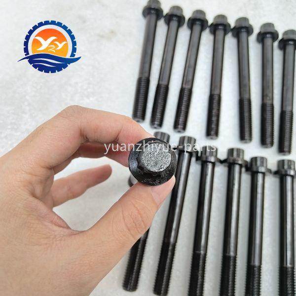 4hk1 Cylinder Head Bolts/screw for Isuzu 4hk1 Engine Head Screw 8-97077638-0 8970776380 for Hitachi Excavator