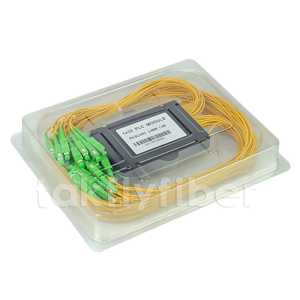 Splitter PLC волокна модуля ABS SC APC 1x32 для сети FTTH FTTX GPON