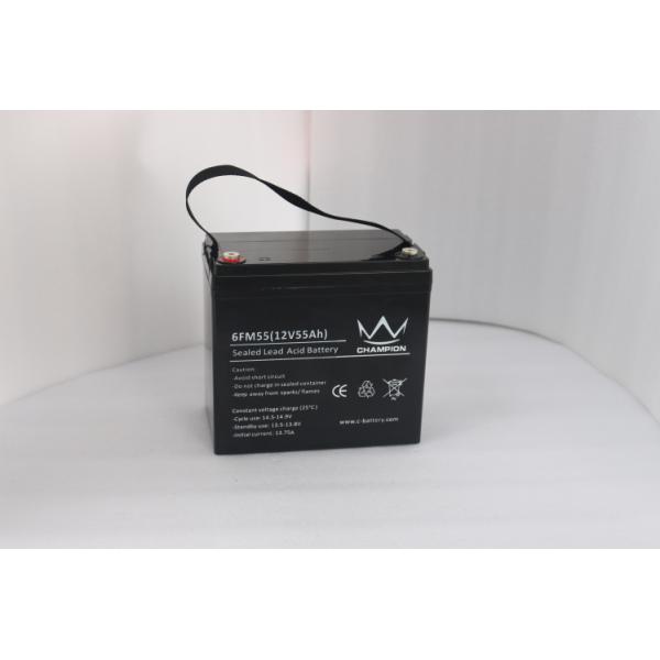 Commercial 12 Volt Sealed Lead Acid Battery , Charging Ups Backup Battery