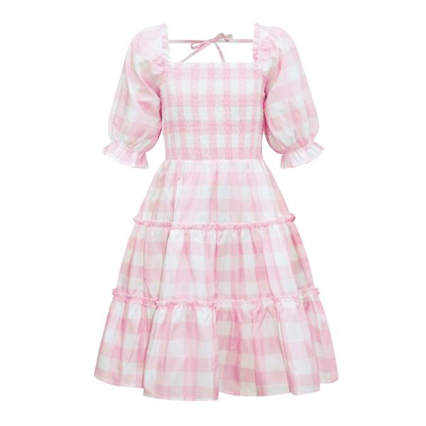 Kids Spring Summer Children'S Clothing Long Sleeve Floral Print Girls Dress