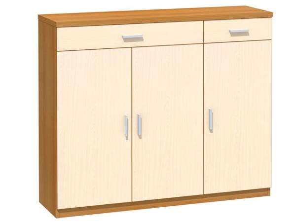 Modern design shoe rack of home livingroom furniture  Melamine cover frivolous shoe ark/shoe cabinet/shoe rack with door
