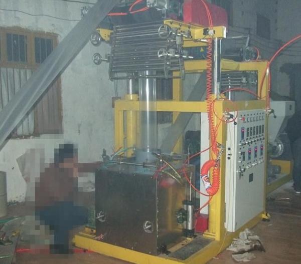 PVC Blown Film Equipment 100 - 400mm Width SJ50×26-Sm400
