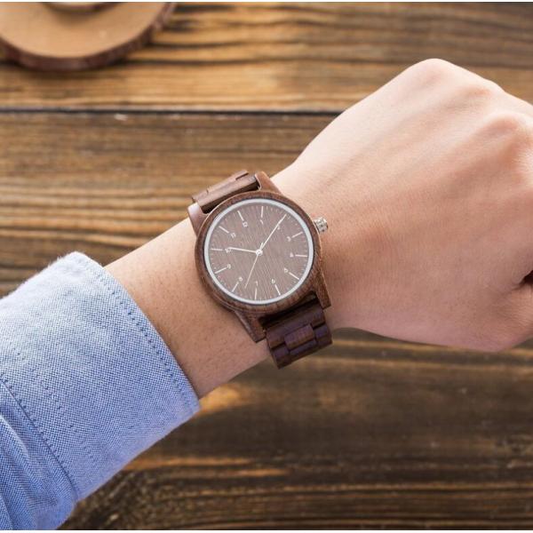 Форма случая водоустойчивого деревянного логотипа ОЭМ дозора кварца Хандмаде круглая