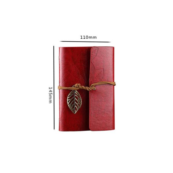 A6 Retro Notebook Diary Notepad Literature PU Leather for Traveler Journal Planners