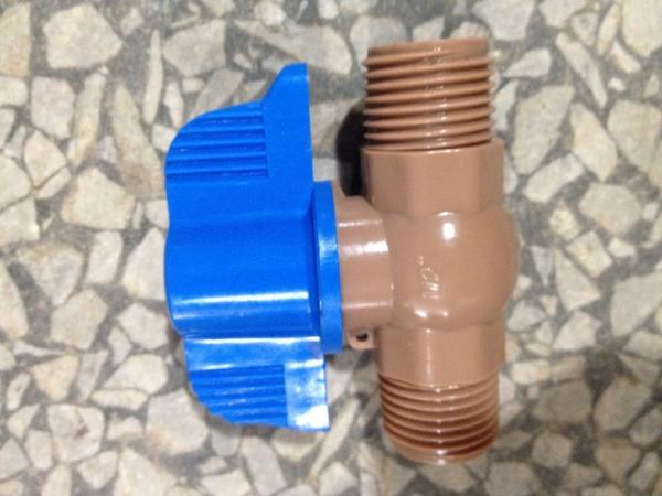 PVC Male And Male Double Male Stainless Steel Ball Float Valve With PP Ball Anf Butterfly Handle