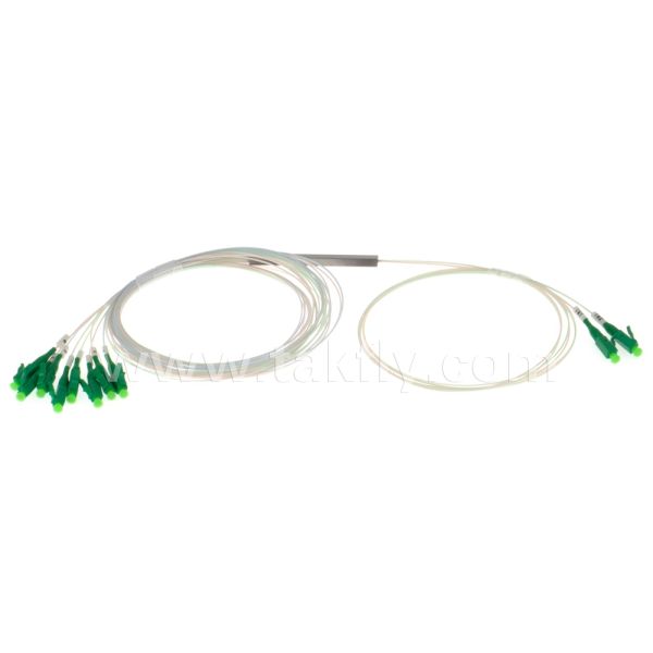 Fiber Optic PLC Splitter 2*N Steel Tube SC APC/UPC 0.9mm for Data Center Telecom FTTX