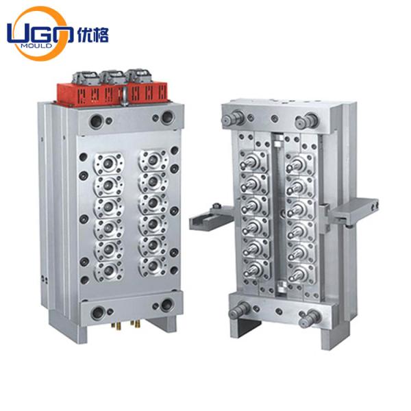 60mm Wide Neck PET Preform Mould Jar Can 12 Cavity Hot Runner Valve Gate