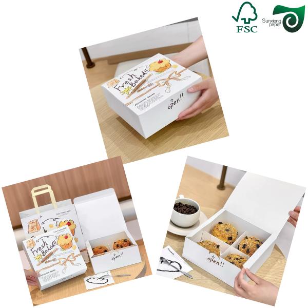 Carton blanc 350 grammes certifié FSC sans danger pour les aliments avec revêtement d'un côté