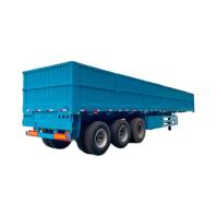 CIMC 3-Axle Fence Truck Cargo Semi-remorques Partie murale de la clôture Semi-remorque