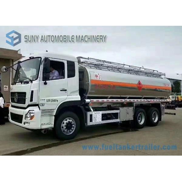 Diesel 21.2m3 Pump Chemical Tanker Truck Dong Feng 6x4 Truck ISDe245 40 Engine