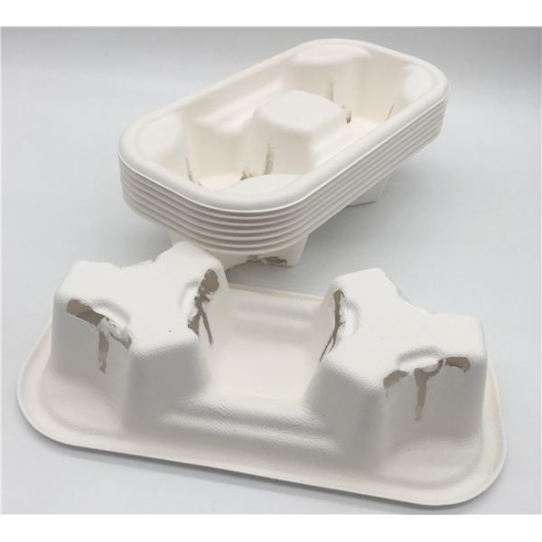 Сахарный тростник 218x110x47mm поднос несущей напитка 2 отсеков