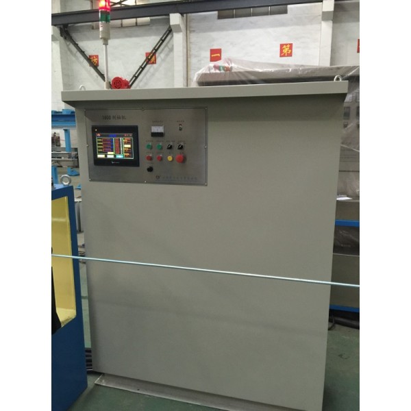 Low Noise Wire Extruder Machine With PLC Touch Screen Controller