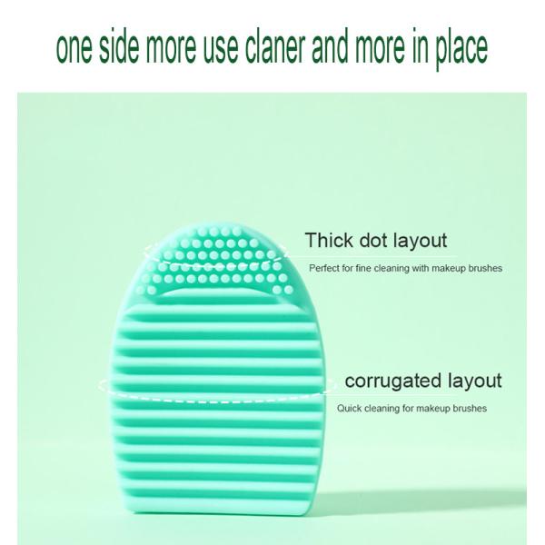 Перевозчик макияжа Eco силикона дружелюбный прокладывает пусковую площадку чистки щетки макияжа