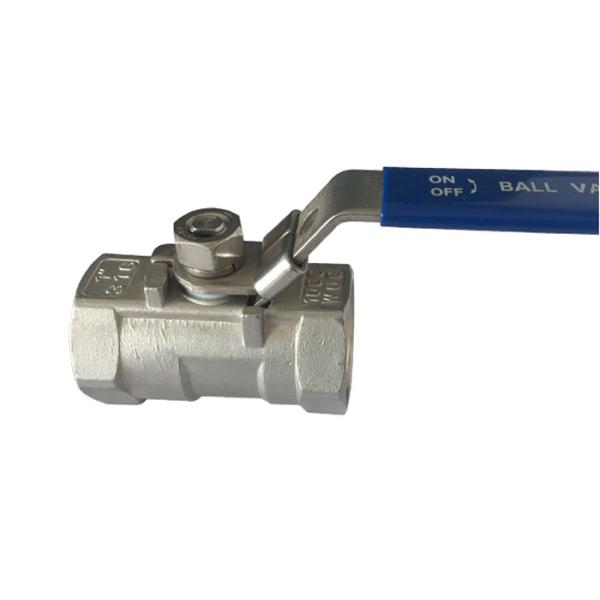 1000 PSI 1 pc ball valve stainless steel 316 npt bsp threaded