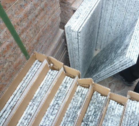 G418 Sea Wave spray Spoondrift Flower Wave white light grey Granite stone tiles slabs