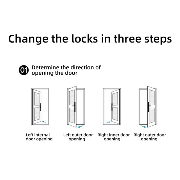 YAGU Smart Door Lock With TTLock APP or Tuya APP Remote Control Password Door Lock With WIFI or BLE