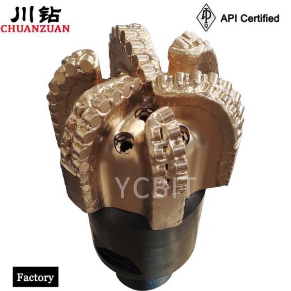 China Manufacturer10 bocado de broca 6 Bladg do corpo de aço PDC de 5/8 de polegada para a perfuração para a exploração do petróleo