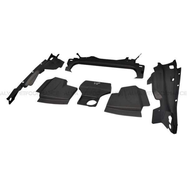 Excellent Fitment Dry Carbon Fiber Engine Cover Replacement Component Audi R8 2020 Plus Condition